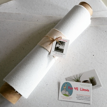A3 Handmade recycled paper with llama fibre 