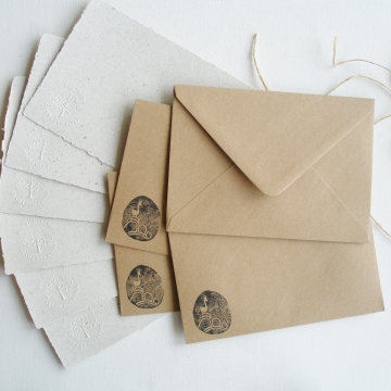 7x5" Llama Poo Paper Letter Set - No. 11