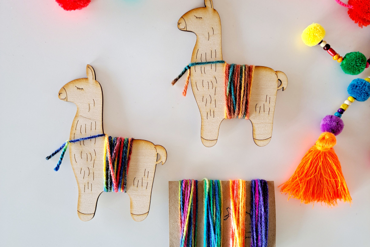 Llama craft for kids