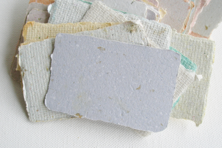 recycled blank business cards