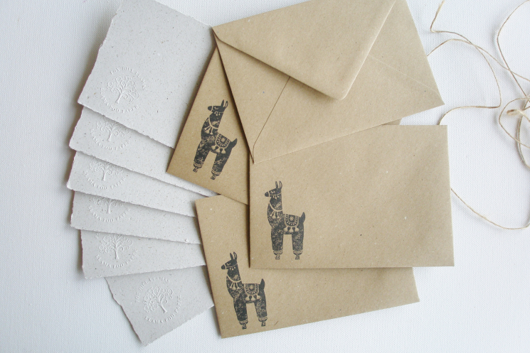 llama letter set