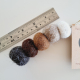 Hairy llama balls Felt car dangle