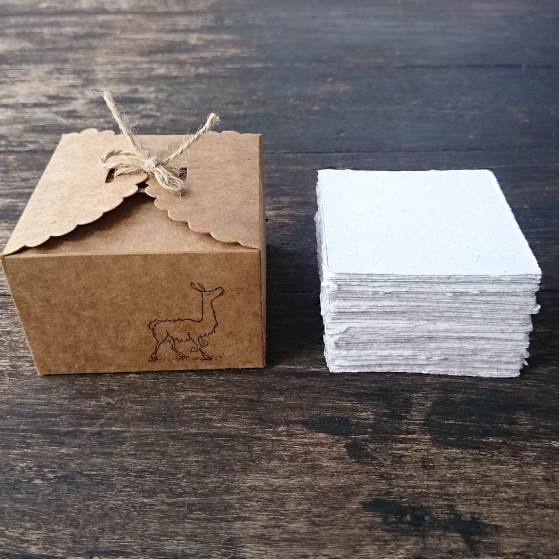 Alpaca Fibre Note Paper