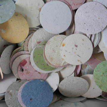 100 Small Circle Cut Outs - 3.5cm - Coloured Paper