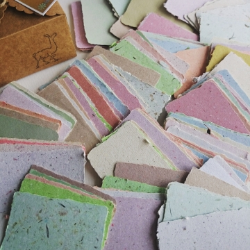 Handmade Recycled Business Cards