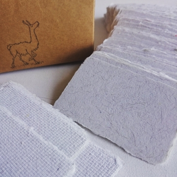 Alpaca Fibre Business Cards 