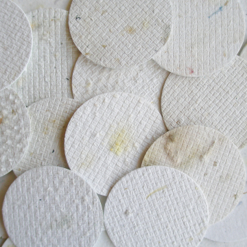100 Small Circle Cut Outs - 3.5cm - Neutral Tones