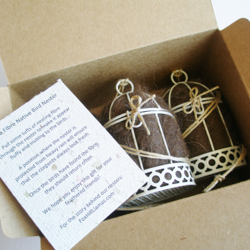 Set of 3 Birdcage Nesters for Native Birds