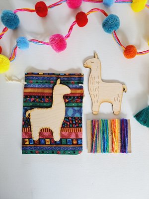 Llama copying craft for kids