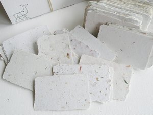homemade recycled blank cards