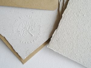 handmade letter paper