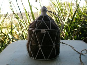 Geometric Bird Nester with Llama Fibre. Nesting Material to Attract Native Birds to your Garden. Eco Friendly Gift for nature lover