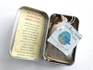 Indoor Plant Gift, Llama POO House Plant Pamper Pack, Indoor Plants, Fertilizer, Organic Care Garden Tea bag, plant lover, Planter, Eco Kit