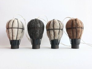 Hot Air Balloon Bird Nester. Outdoor home isolation Gift with Llama Fibre Nest Building Material. Children's homeschool nature activity