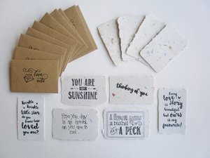Love Notes with Envelopes. Handmade Paper Love Notes. Homemade Messages of love. Lover Gift for partner. Wife or husband 