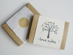 Love Note Set, Handmade Paper Love Notes and Envelopes, Homemade Love Notes, Love Letters, Lover's Gift, for partner, wife, husband - No.2