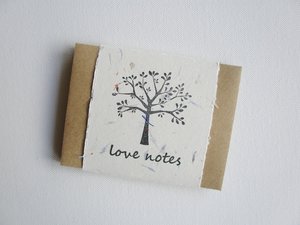 Love Note Set, Handmade Paper Love Notes and Envelopes, Homemade Love Notes, Love Letters, Lover's Gift, for partner, wife, husband - No.2