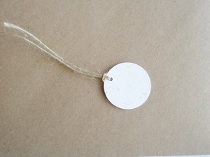 Handmade Recycled Paper Tags,  Neutral Toned Swing Tags, Eco Friendly Tags,  Product Tags, Gift Tags, Small Round Tags, Price Tags
