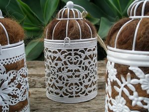 Bird Nester for home backyard or baclony gift, Llama Fibre Nest Building Material