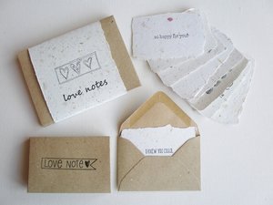 Parent's Note Set, Handmade Paper Love Notes and Envelopes, Homemade Encouragement Notes, for partner, wife, husband, Child, Student