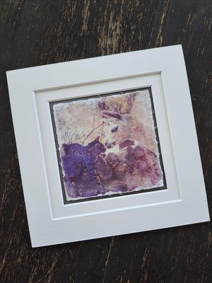 Mini art print. "Making Friends"