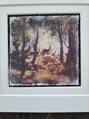Mini art print. "Herd Ventures"