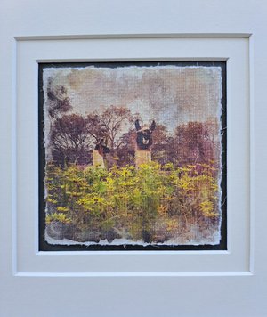 Miniature llama artwork "Amongst the Capeweed"