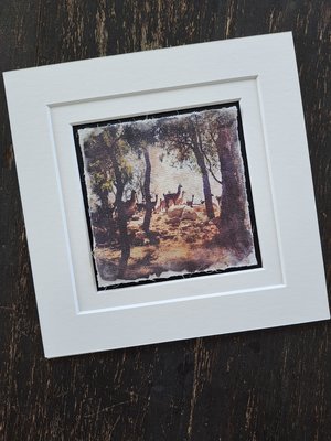 Mini art print. "Herd Ventures"