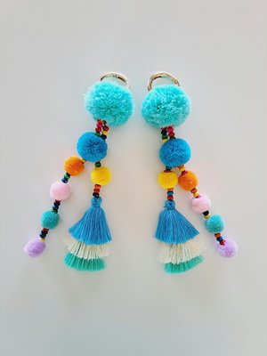 Colourful Llama / Alpaca Halter Tassels 