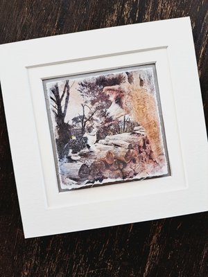 Mini art print. "Nice to Meet You"