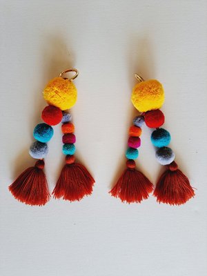 Colorful Llama Alpaca Halter Tassels