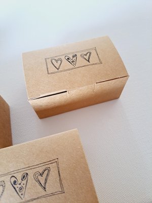 Little box of Wedding Wishes. Mini Handmade Recycled 2x3 sheets, Neutral tones, for guests to write on. 50 blank deckle edge papers