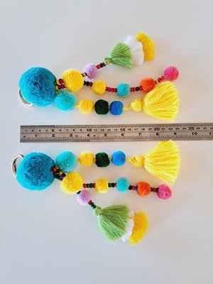 Fun Llama / Alpaca Halter Tassels and Pompoms