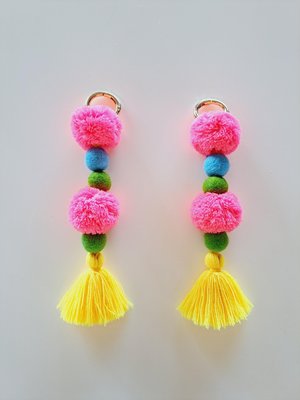 Colourful Llama or Alpaca Halter Tassels