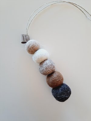 Hairy Llama Balls. Handmade Felt dangle car accessory. Hang it anywhere. BYO fragrance oil or scent. Packaged for gifting, under 20