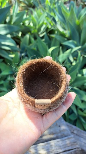 Soft Little Llama Fibre Pod, fuzzy bowl for rustic farmhouse decor