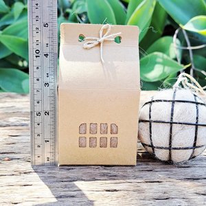 Small Bird Nester in Gift Box with refill. Llama Nest Building Wool for nature lovers and wild backyard garden birds.