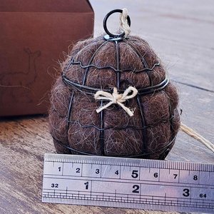 Small Bird Nester with refill in gift boxes. Llama Fibre Nesting Material for garden / bird lover. Birdhouse / birdbath / feeder accessory