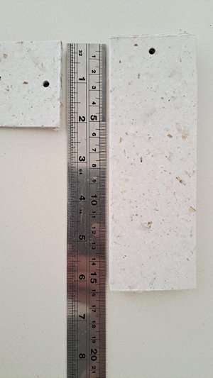 Bookmarks - Handmade recycled paper in gift box - Mixed neutral tones with flower petals and botanicals