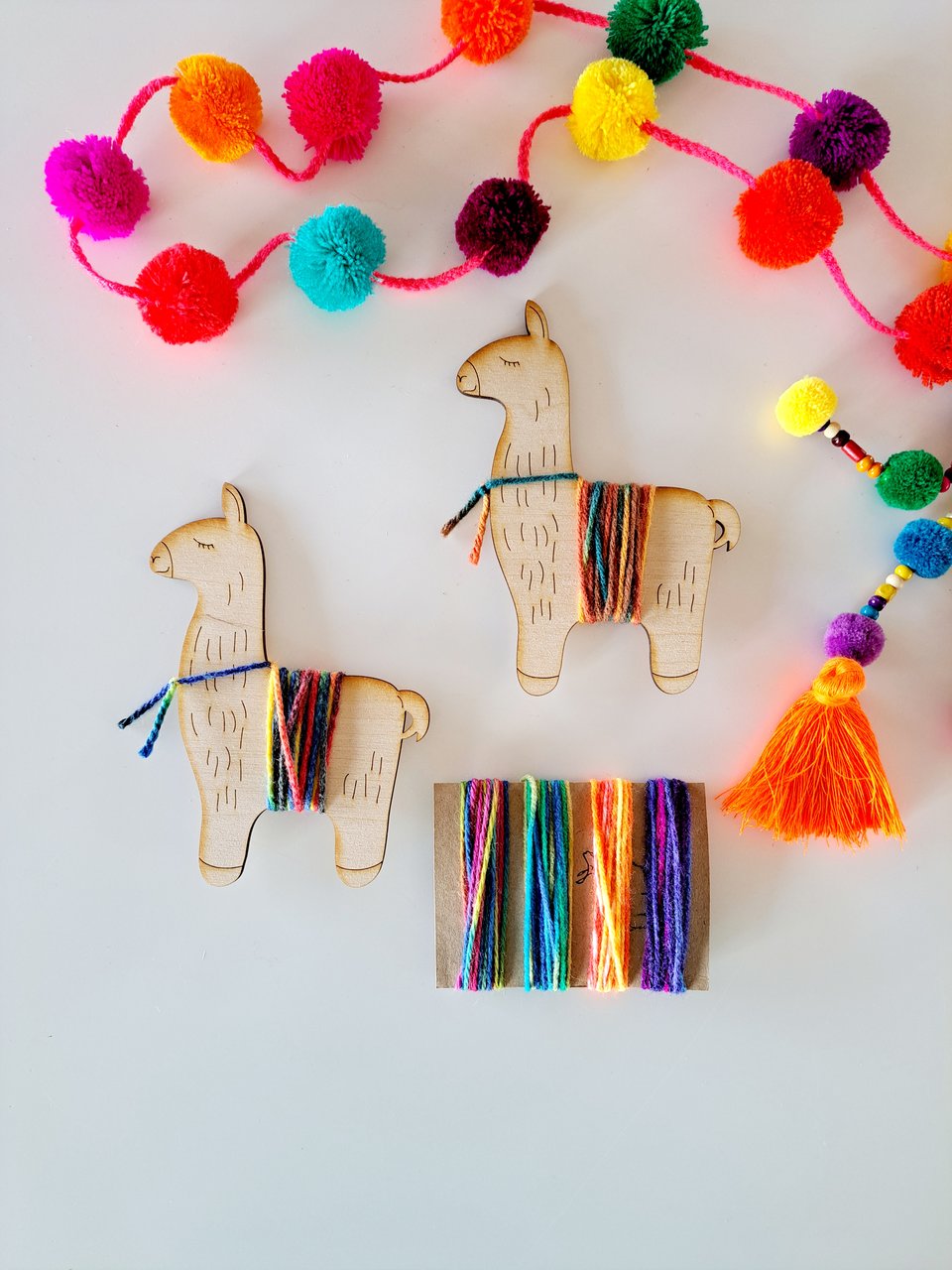 Llama craft for kids