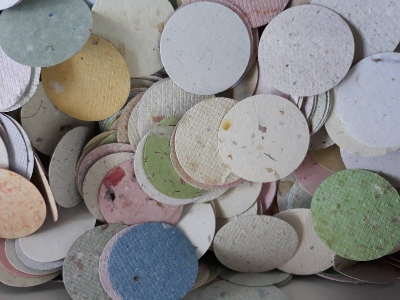 100 Small Circle Cut Outs - 3.5cm - Coloured Paper