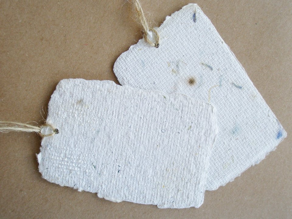 100 "To/From" Tags - Neutral Tones