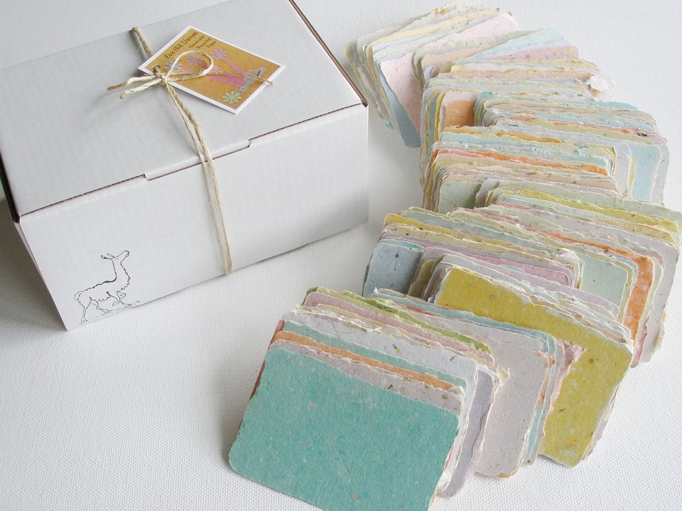 homemade blank mini cards