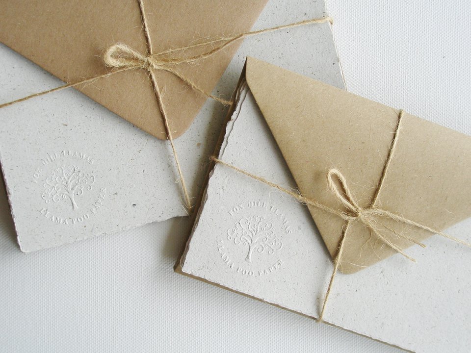 handmade writing paper
