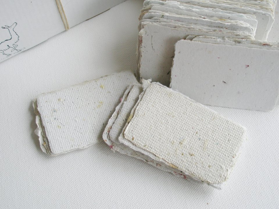 deckle edge place cards