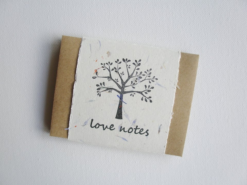 Love Note Set, Handmade Paper Love Notes and Envelopes, Homemade Love Notes, Love Letters, Lover's Gift, for partner, wife, husband - No.2