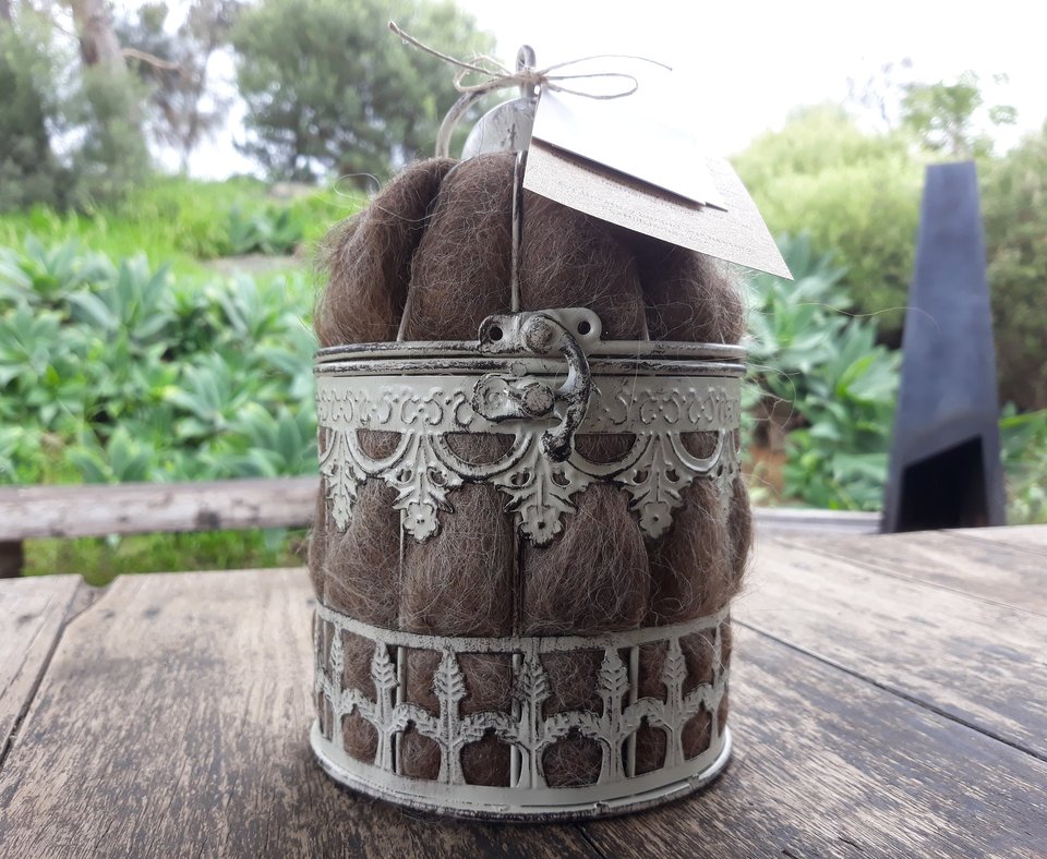 Bird Nester, Llama Fibre, Nesting Material for Native Birds, Garden Gift, Bird Gift, Decorative Bird Cage, Vintage Birdcage, Eco Gift