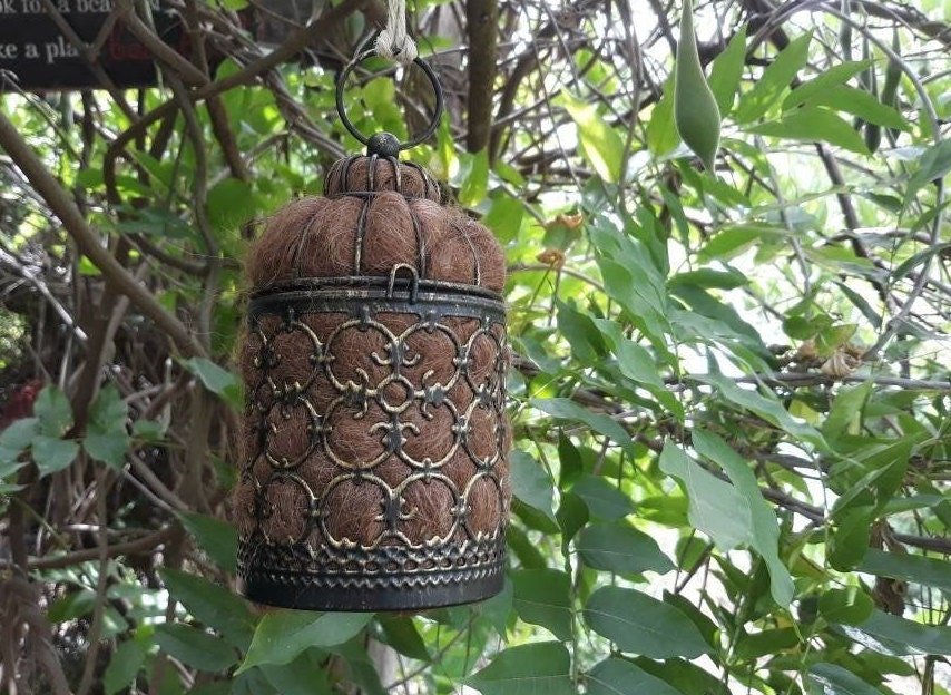 Bird Nester. Llama Fibre, wool nesting material.  Gift for wild birds, dad, gardener, nature lover, aviary, twitcher, housewarming, new home