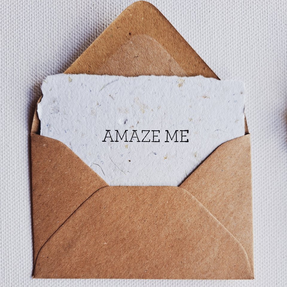 10 Mini Motivation Cards with Envelopes for Teachers, Handmade Recycled Paper Parent Notes for students, mentor encouragement or inspiration