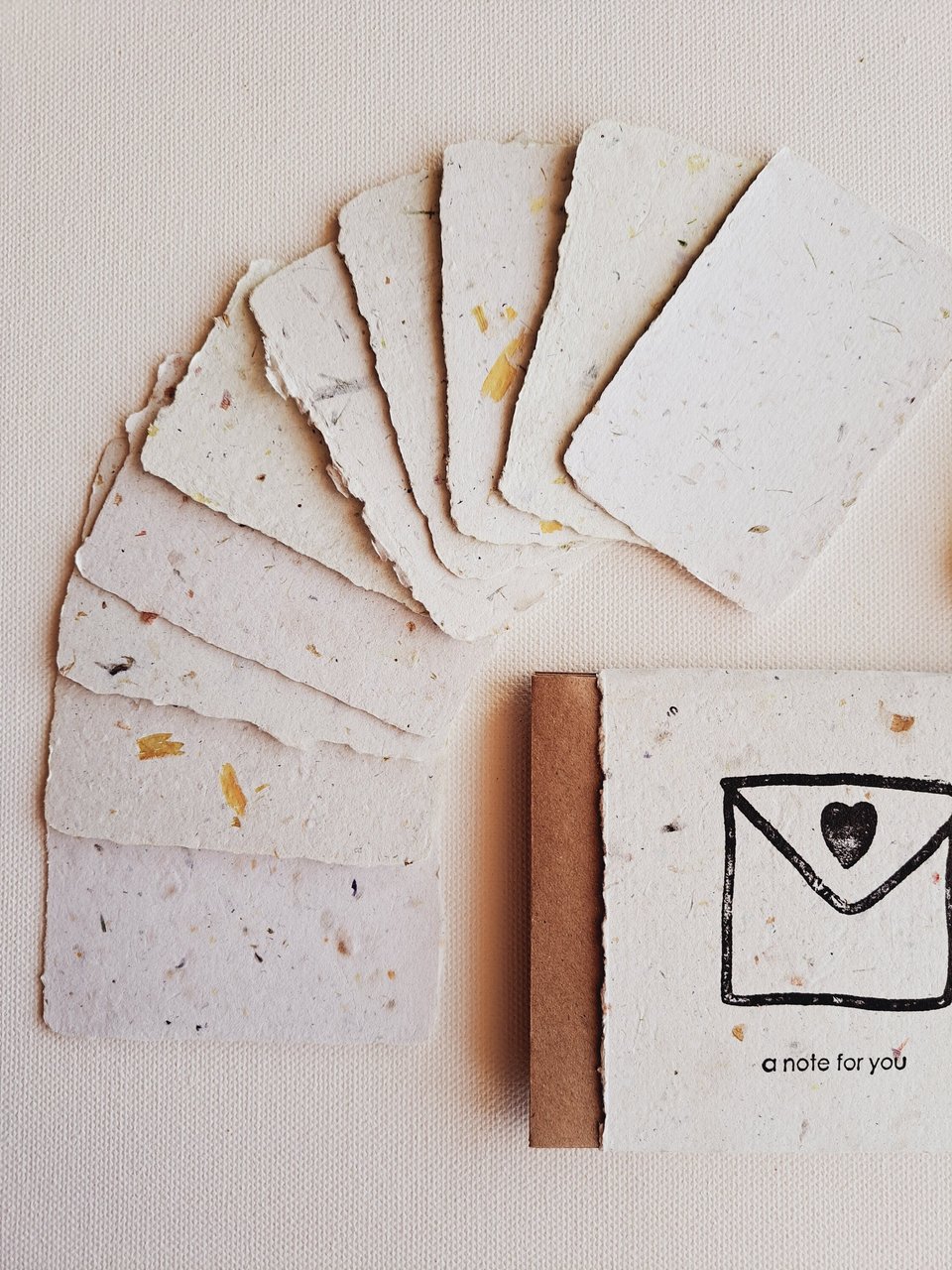 10 Hand made Mini Cards with Envelopes, recycled Card Set, Mini Gift Cards, Homemade Cards, Florist's cards, Mini Blank Cards with Envelopes